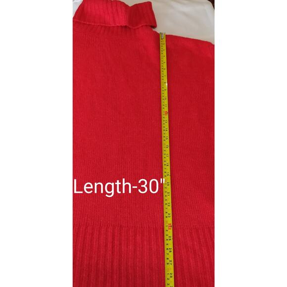 Style & Co Cherry Red Turtleneck Plus Sz 3X Soft Roomy Cozy Winter Outdoor - Picture 12 of 16